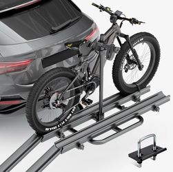 2pcs Bicycle Carrier For Car With Ramp | Foldable & Lockable Bike Racks | Yzona  SKU:  ‎XBCR-0010
