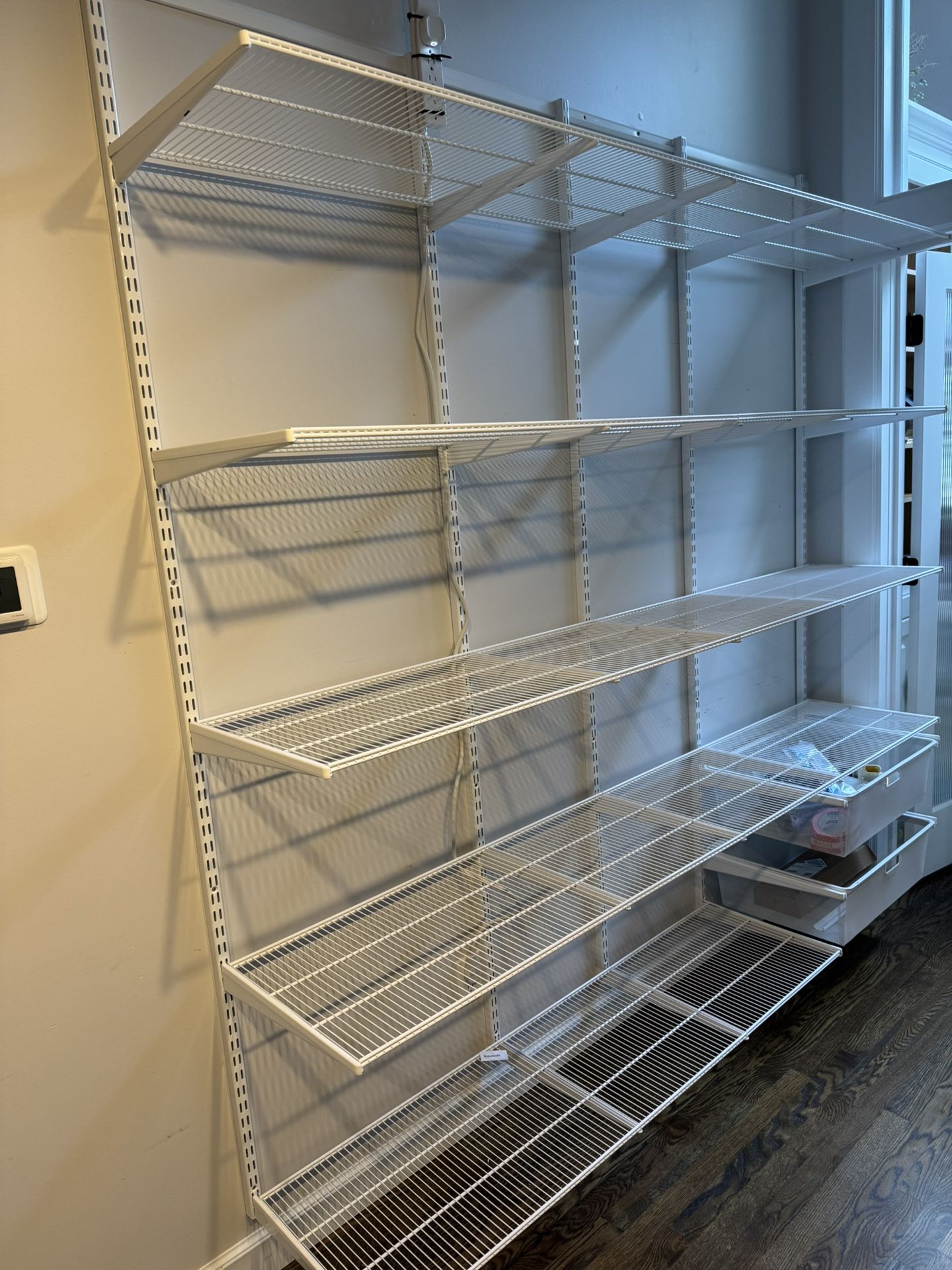 Elfa Shelving Unit By Container Store