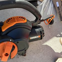WORX WG512 12 Amp Trivac, 3 in 1 Electric Leaf Blower, Leaf Vacuum & Leaf Mulcher