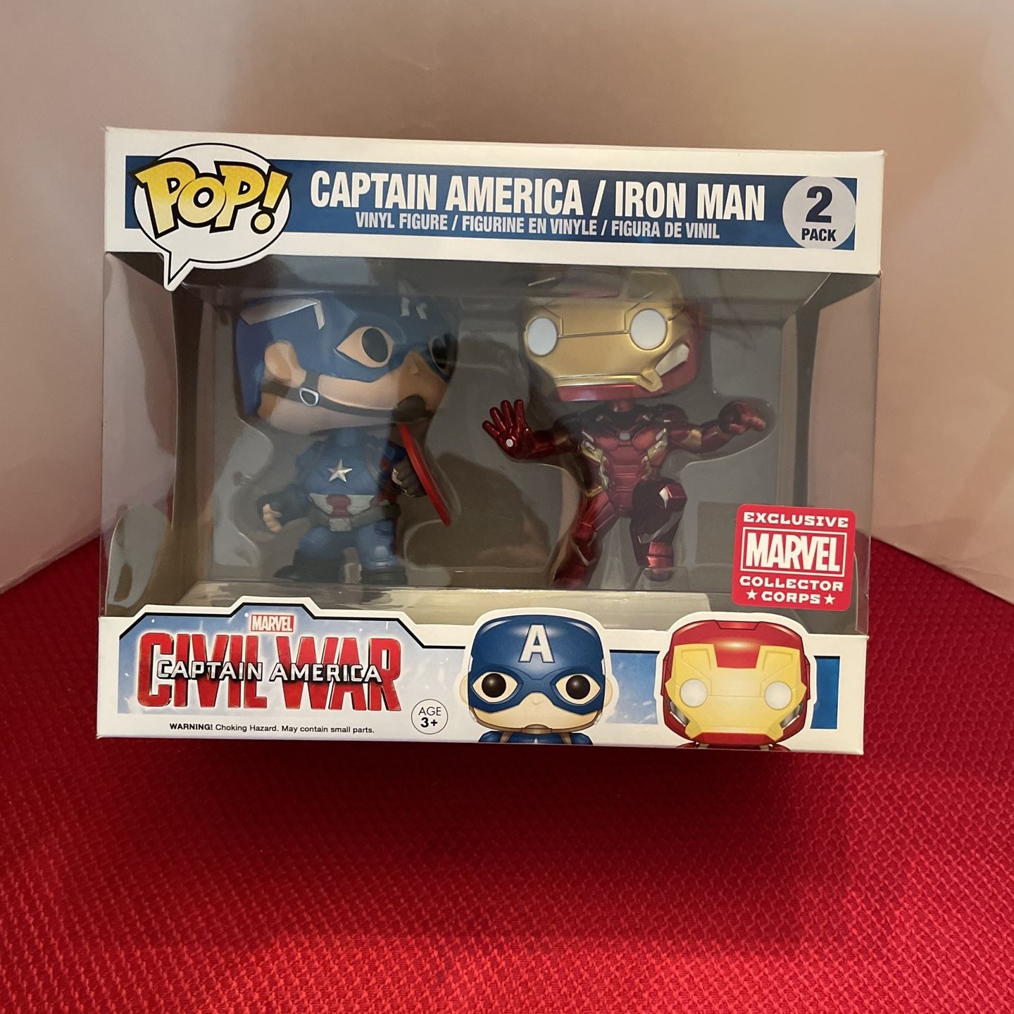 Funko Pop Marvel Captain America vs Iron Man Captain America Civil War 2 Pack for Sale in Las Vegas NV OfferUp