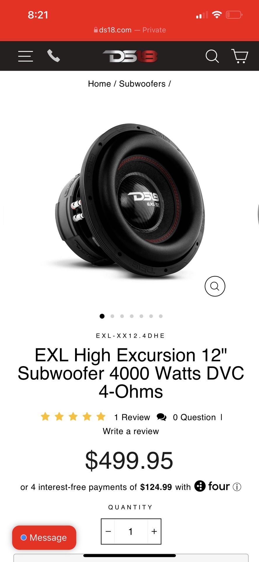 Ds18 Sub. See Pictures!