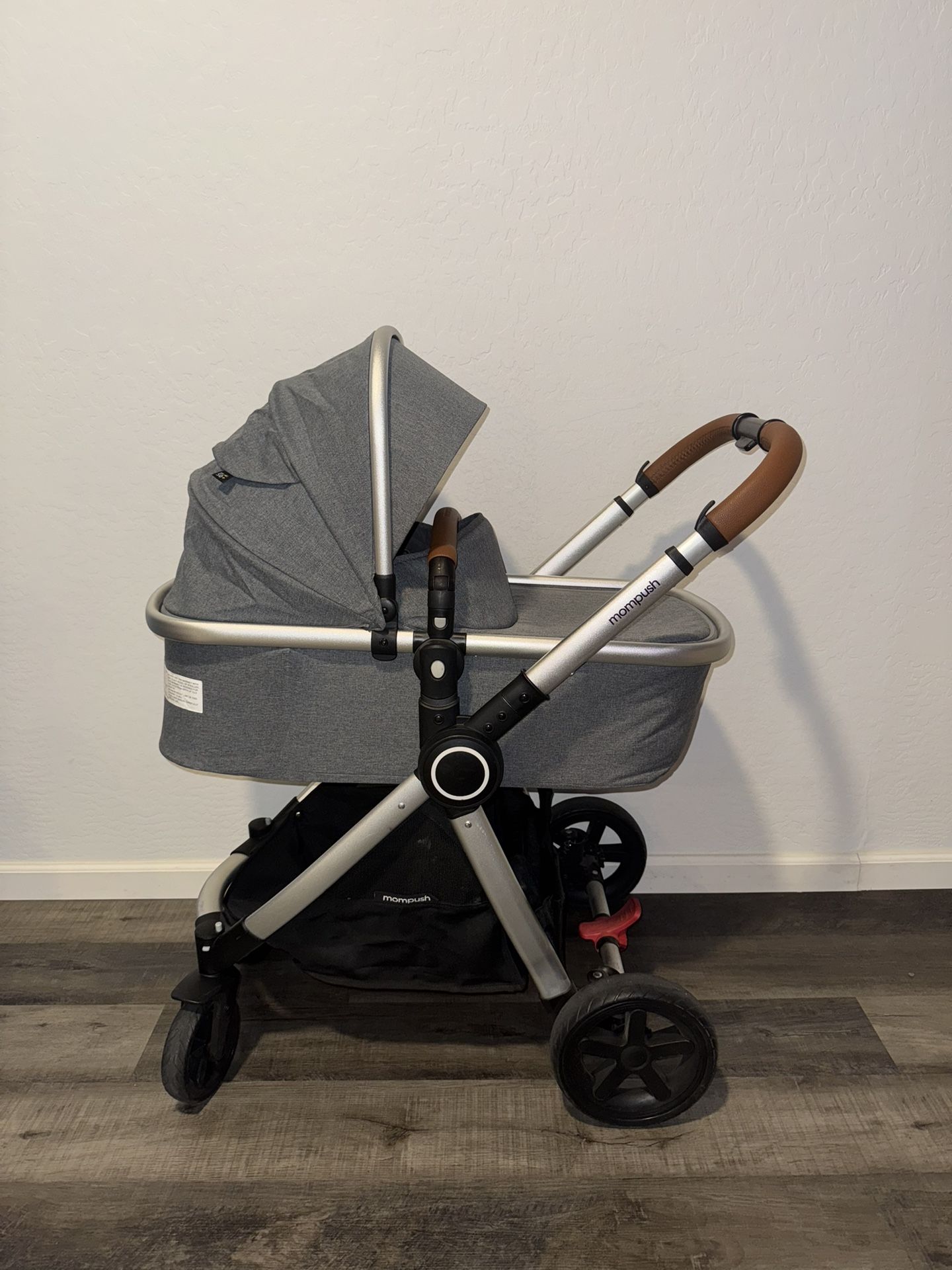 Mom Push Stroller With Bassinet