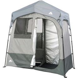 Ozark Trail 2 Room Instant  Shower/Utility Shelter Outdoor 7x3.5 Feet