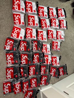 Supreme socks 1-$15 2-$25