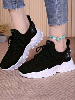 Brand New Lightweight Black Sneakers - Size 40