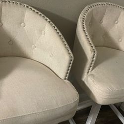 2 Chairs De Barra Altas Precio Firme 