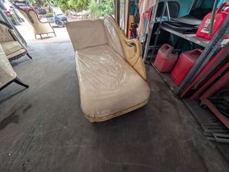 Vintage Rococo Revival Chaise Lounge