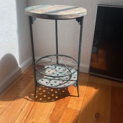 Beautiful Wine Rack And Side Table