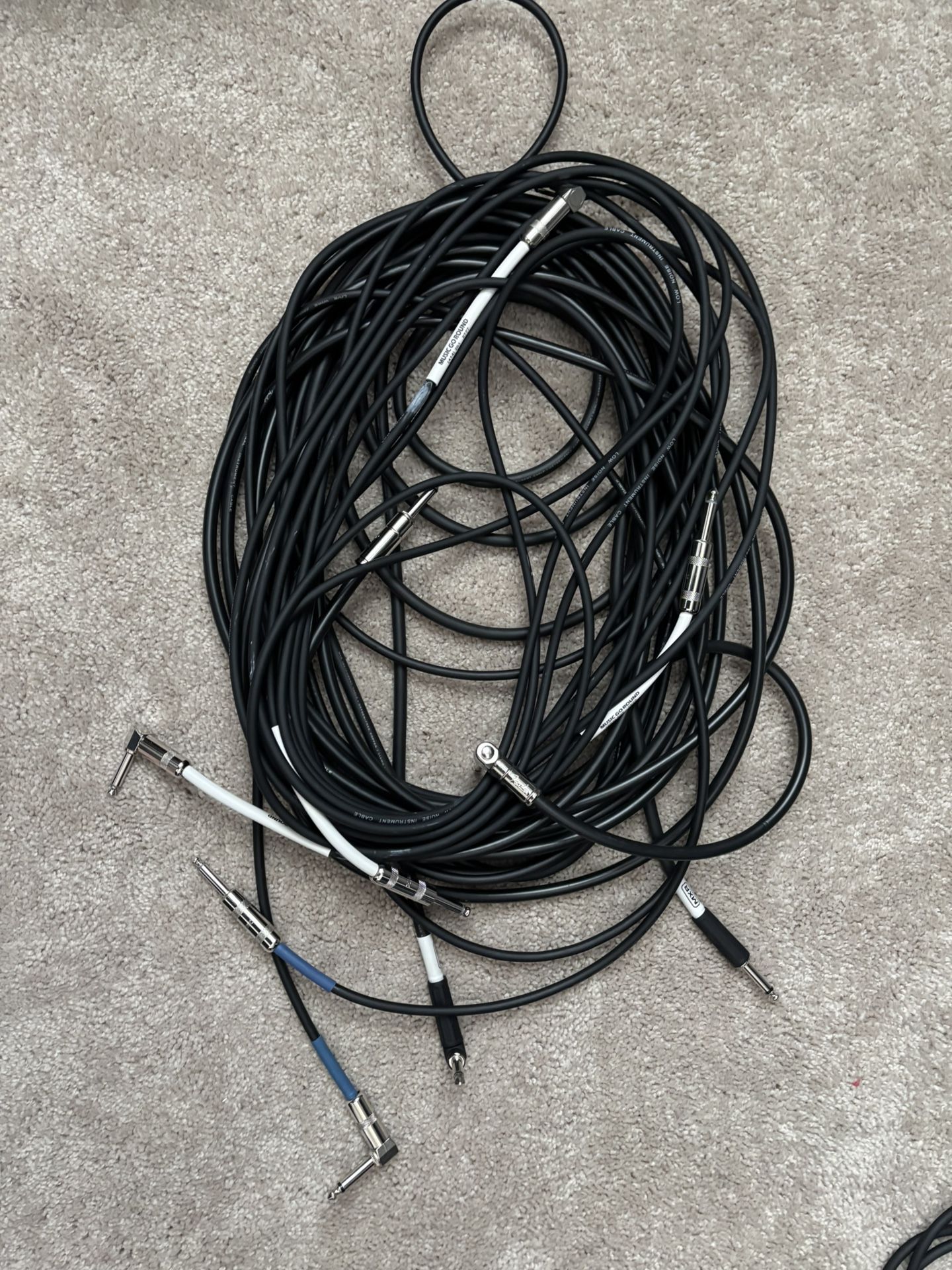 5 Guitar Cable Bundle