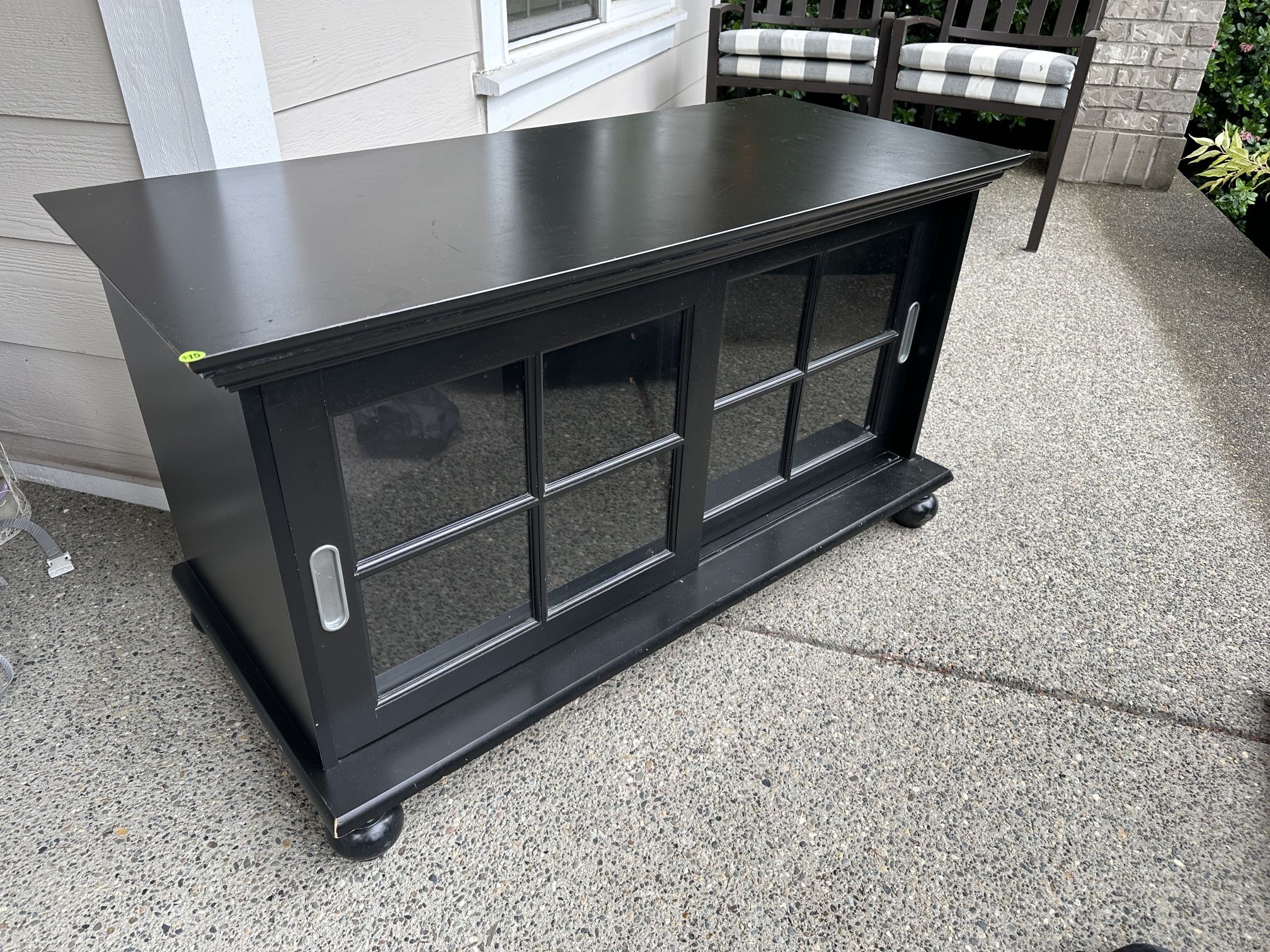 Black TV Stand