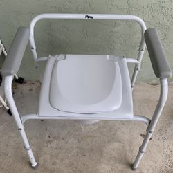 Portable Bedside Toilet Chair 