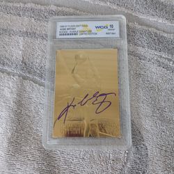 Kobe Bryant 23k Gold