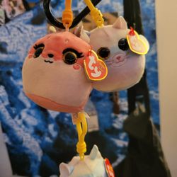 Ty Squishy Beanies Collection Key Chains