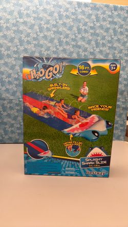 Splashy shark slide