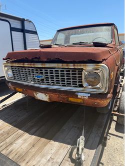1972 Chevy C10 factory short bed parts