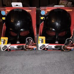 New 2 Star Wars Darth Vader Electronic Masks 