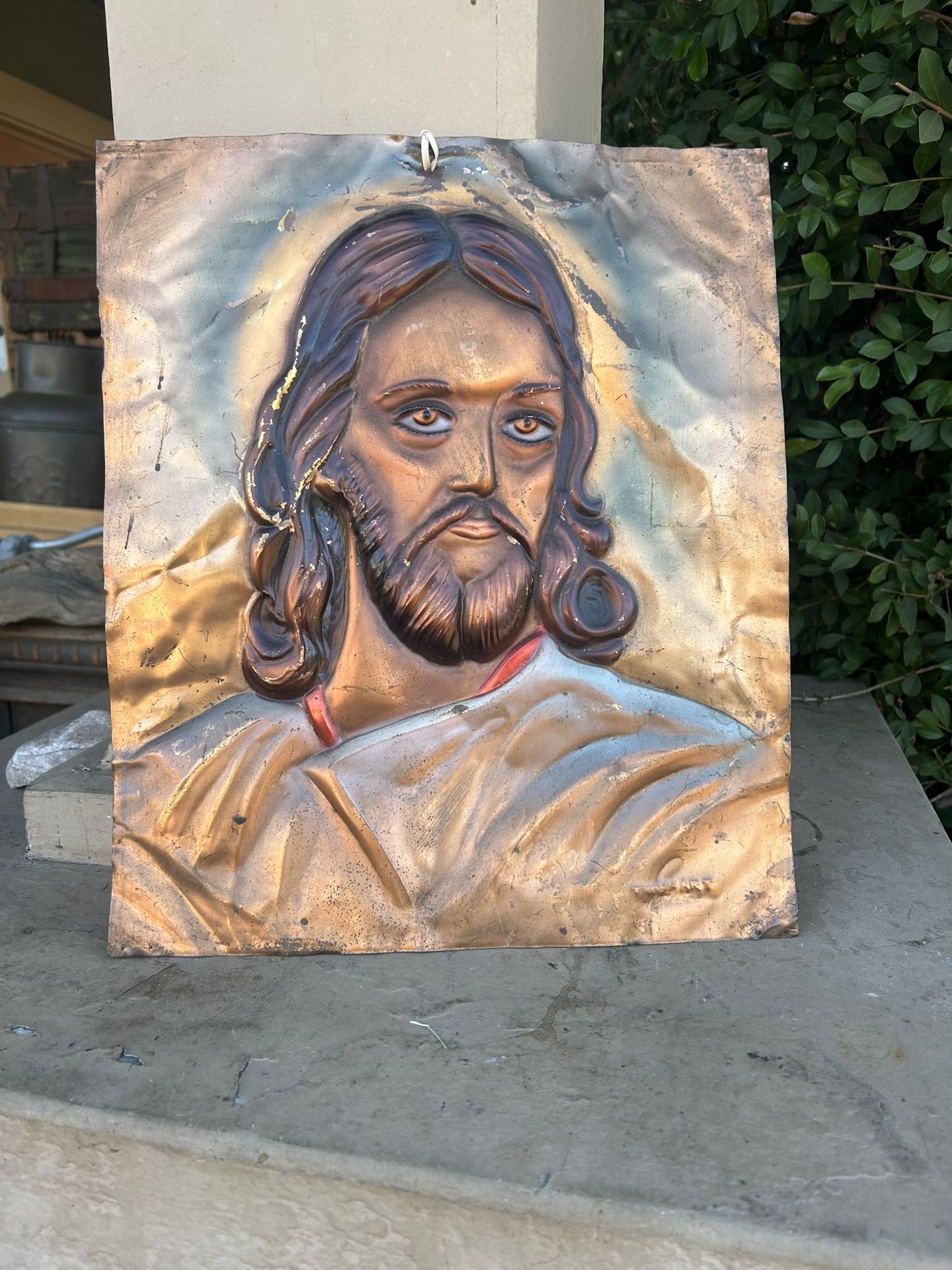 I always feel like somebody’s watching me; Copper Relief of Jimmy Christ (Jesus’ weird brother): 
