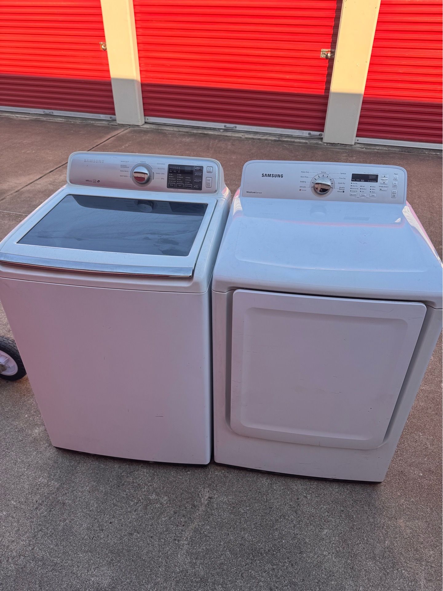 Samsung washer and dryer electric set