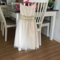 Beige Party Dress Size 6