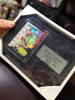 Wow 🤩!! Sealed Michael Jordan 1992-93 Upper Deck MVP Hologram Plaque - Vintage Chicago Bulls !