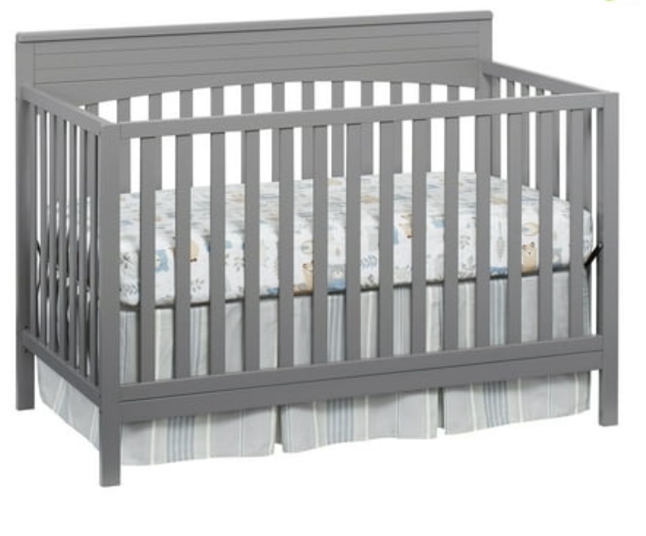 Oxford Baby Harper 4-in-1 Convertible Crib, Dove Gray