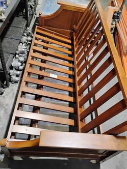 Sofa bed or futon wood material.