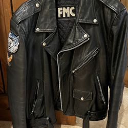 Has To Go ASAP.FMC Man Leather Jacket Vintage 