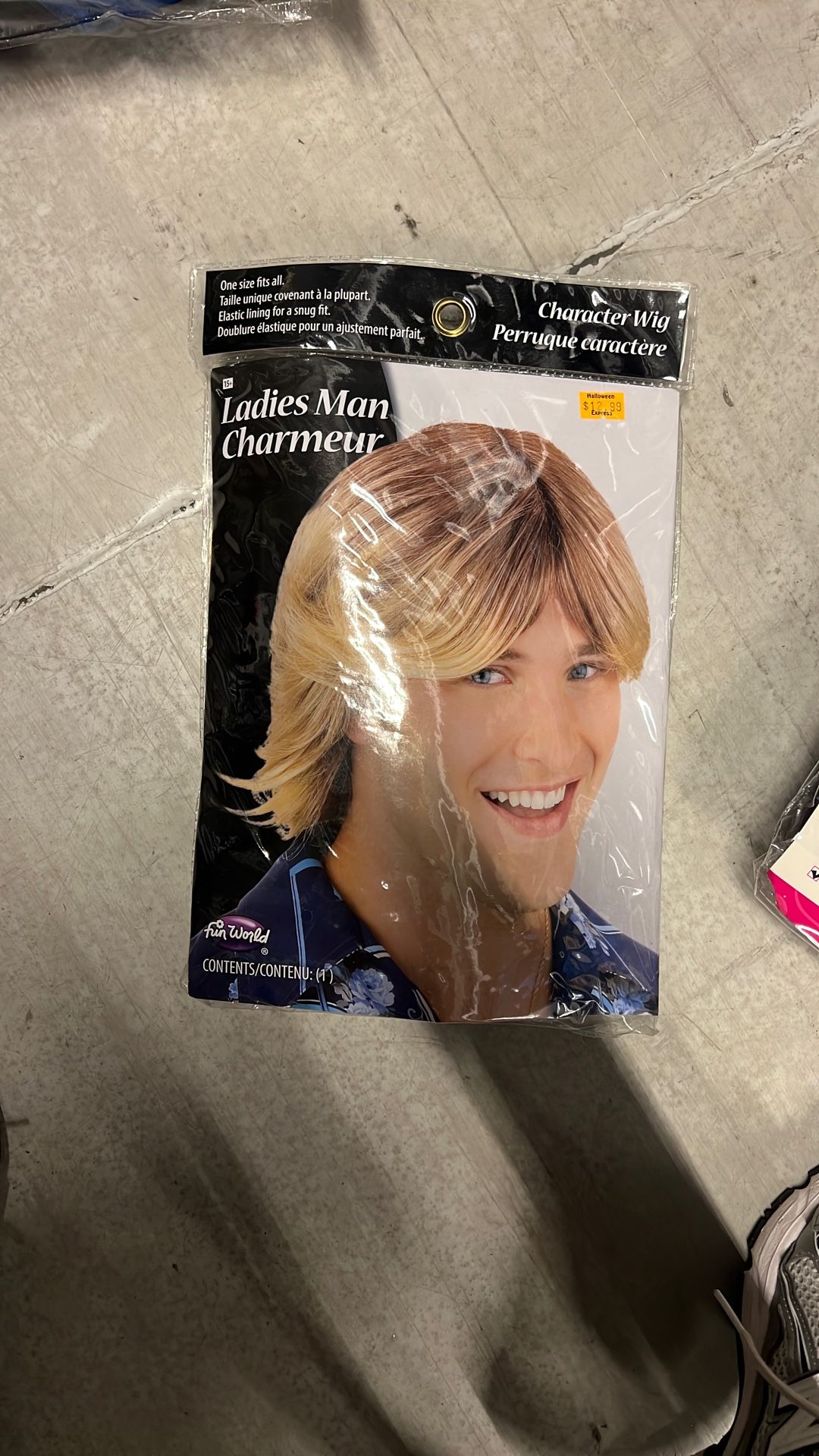 Blonde Man Adult Wig Costume