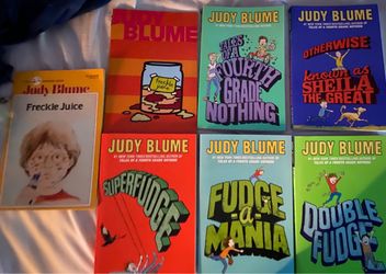 7 Judy Blume books