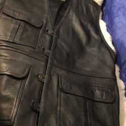 Leather Vest