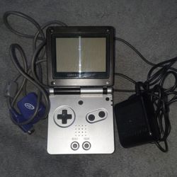 Gameboy Advanced Sp Ags 101 With Charger & Game Link Cable