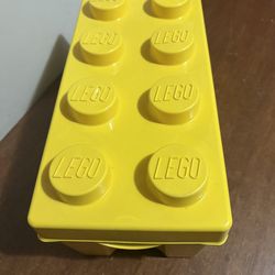 Lego Yellow Storage Brick box