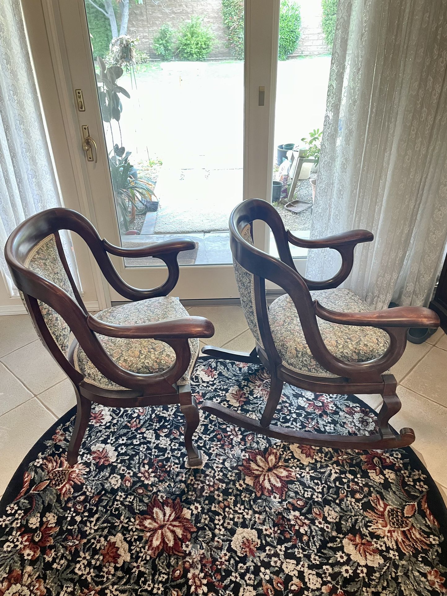 Vintage Antique Chair And Rocker $475 For Both OBO