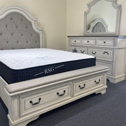 I’m Jon Green, Wayne’s Home Sales Representative🌟Realyn Master Bedroom Furniture Set 🌟 Chipped Wooden Bedroom Furniture 