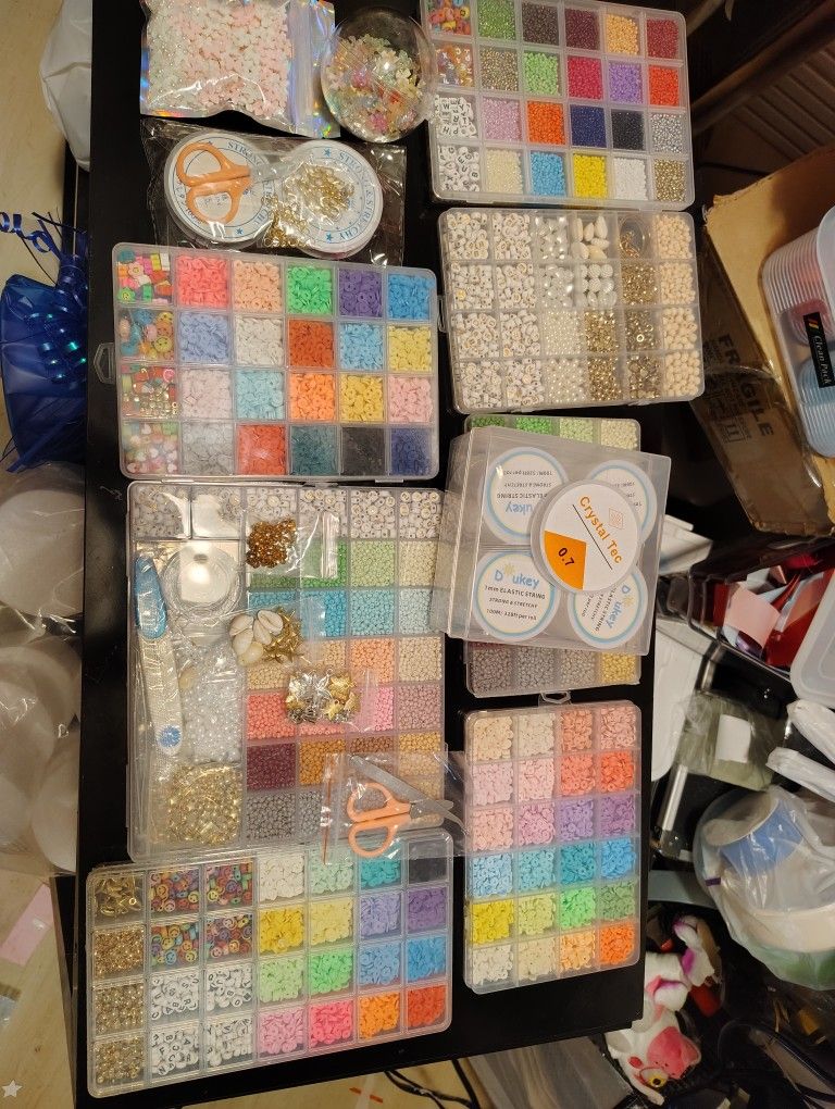 Huge Lot Of Jewelry Making Supplies Beads