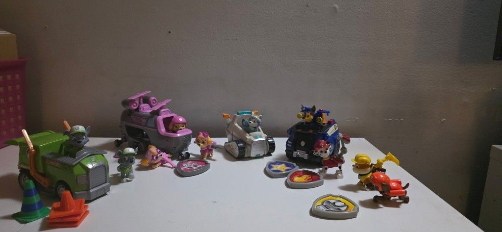 Paw Patrol Lot Of Toys