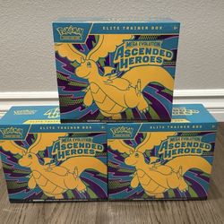 Ascended Heroes Pokemon Mega Evolution Elite Trainer Box
