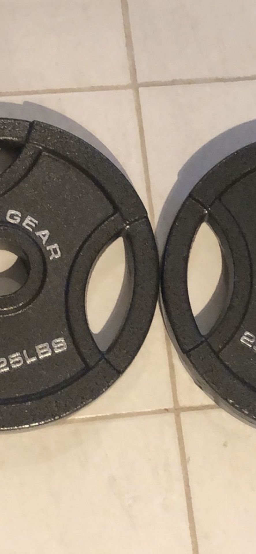 Pair Of 25lb Olympic Weights
