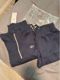Navy blue alo set