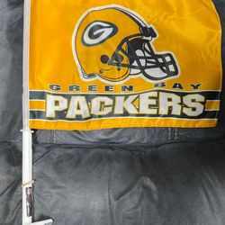 New Green Bay Packers Car Flag