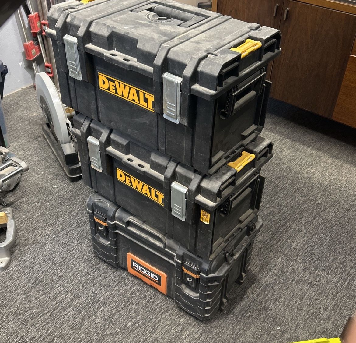 Dewalt And Rigid Tool Boxes
