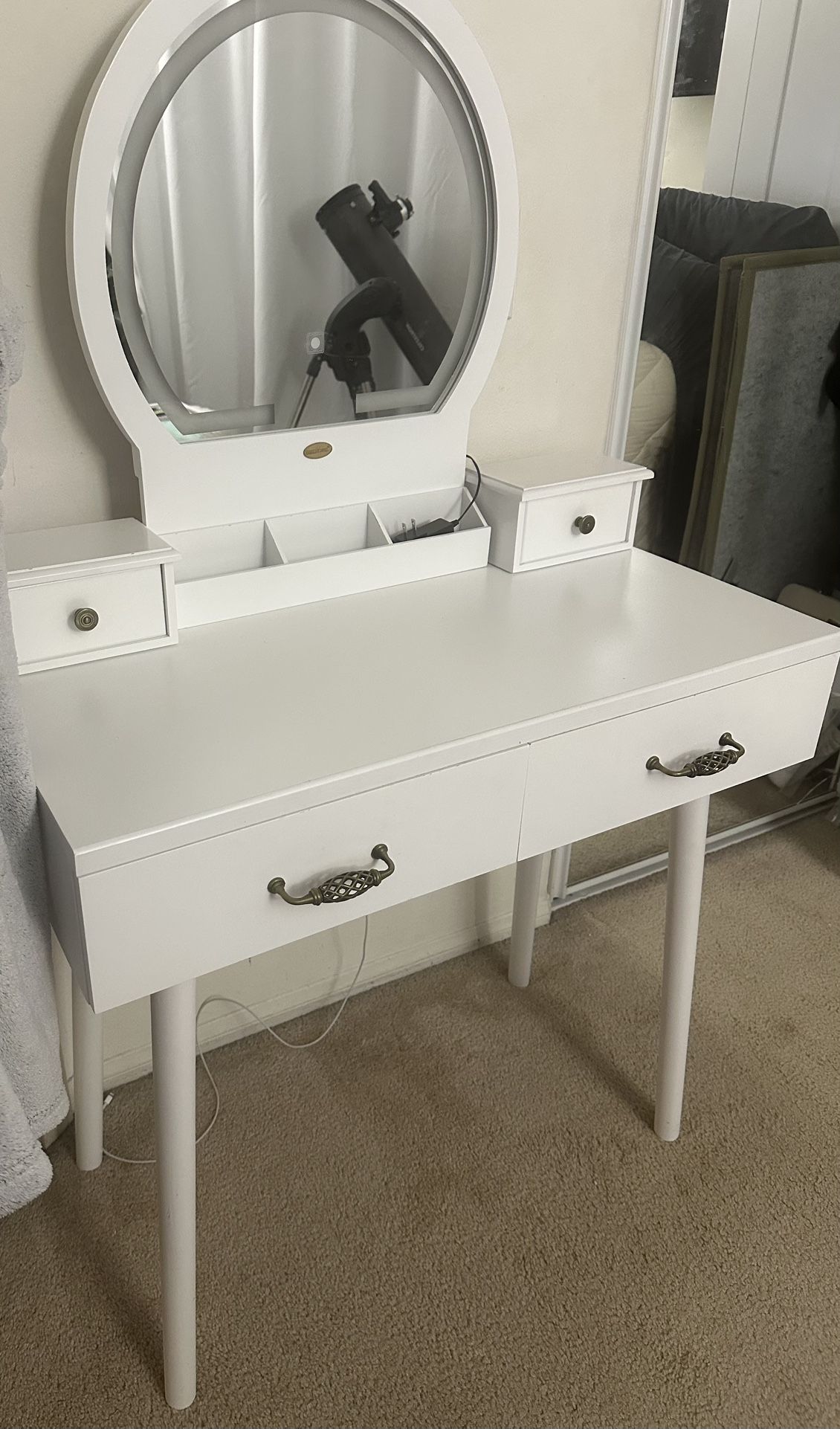 Vanity without chair
