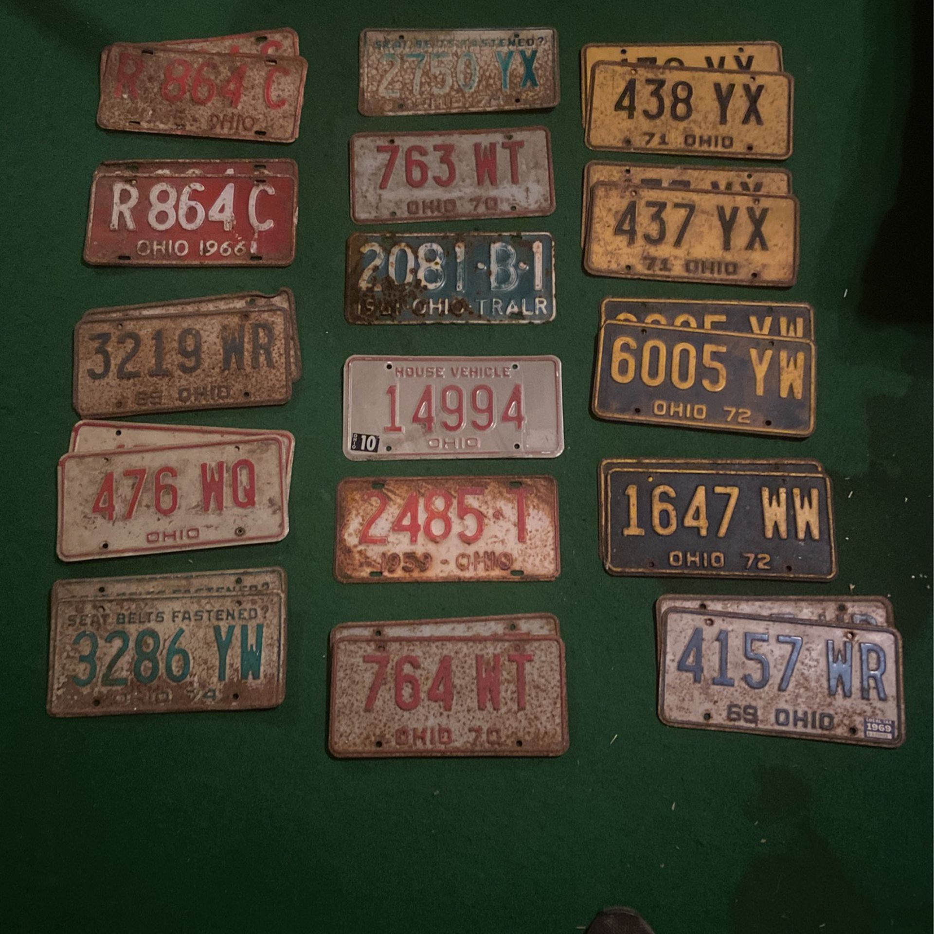 Old License Plates 