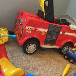 Paw Patrol Fire Truck Can Fit Two Small Children