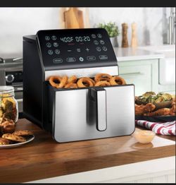 Gourmia Stainless Steel Air Fryer 8qt