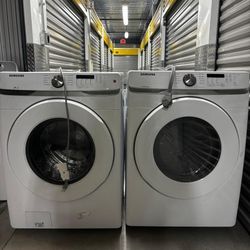 Samsung Set Washer And Electric Dryer Steam 