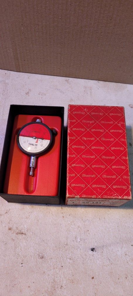 STARRETT No. 25-141 Dial Indicator .250" range, .001” Res. USA.