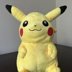 Pikachu Stuffed Backpack, $20