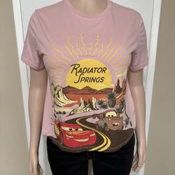 Disney Pixar Women’s Pink Radiator Springs Shirt Size 2x