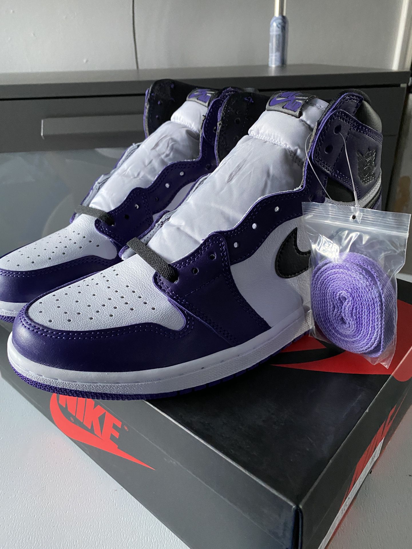 Jordan 1 Retro High OG “Purple Court 2.0” Size 10